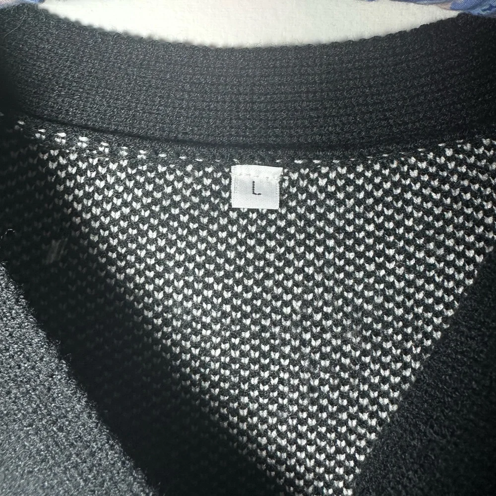 Cute Kawaii Cartoon Dinosaur Print Long Sleeve Loose Knitted Cardigan w Buttons - Picture 5 of 11